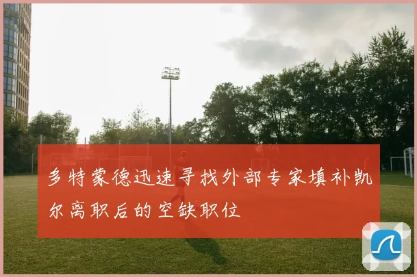 多特蒙德迅速寻找外部专家填补凯尔离职后的空缺职位