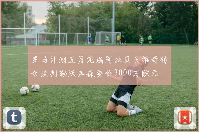罗马计划五月完成阿拉贝戈维奇转会谈判勒沃库森要价3000万欧元