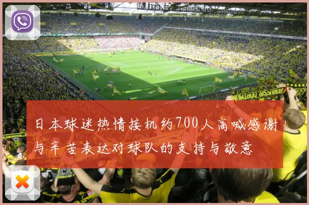 日本球迷热情接机约700人高喊感谢与辛苦表达对球队的支持与敬意